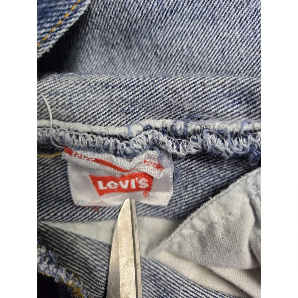 Levis 501 Jeans Mens 40x32 Original Fit Medium Blue Straight Leg Button Fly
